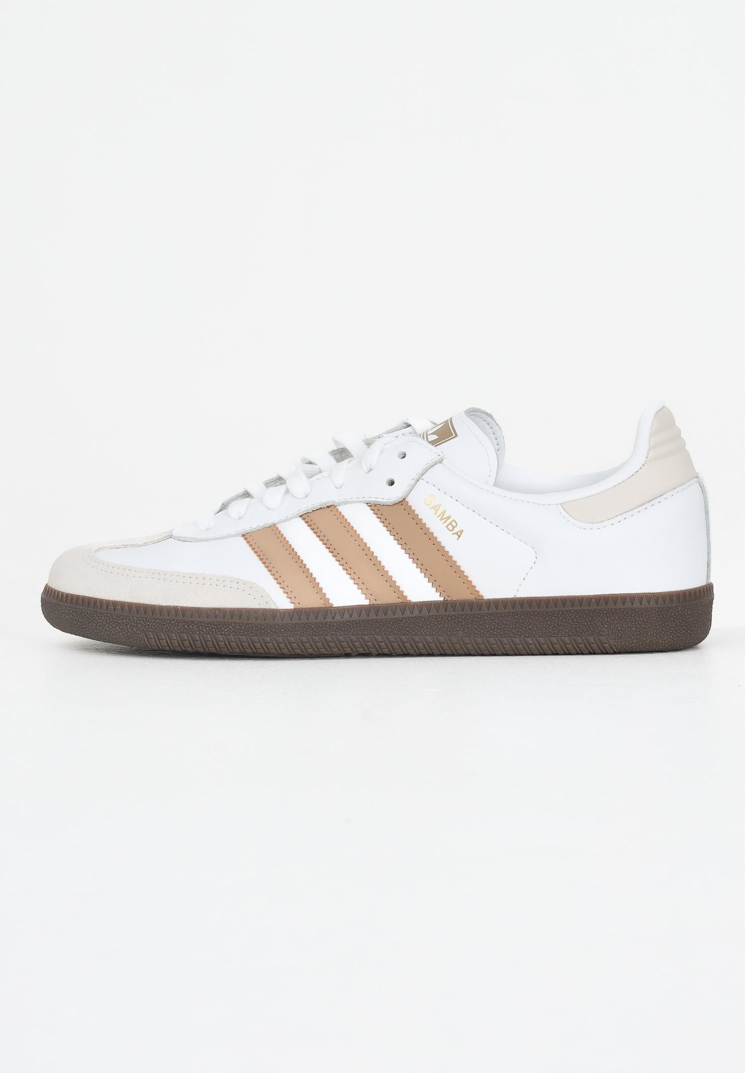 ADIDAS ORIGINALS Sneakers Samba bianche e beige da uomo JR0912 . ADIDAS ORIGINALS 