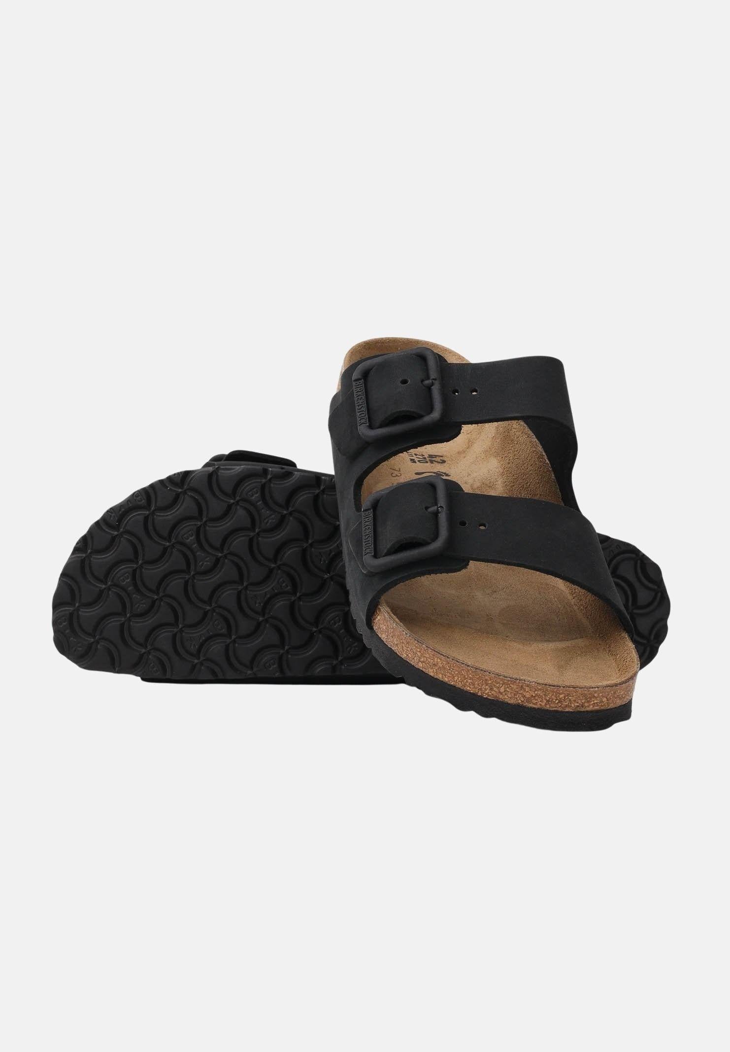 BIRKENSTOCK Ciabatte Arizona Wire Buckle nere da uomo 1031771 . BIRKENSTOCK 