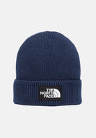 THE NORTH FACE Berretto blu per uomo e donna con risvolto e logo box TNF NF0A8CHE8K21 . THE NORTH FACE 