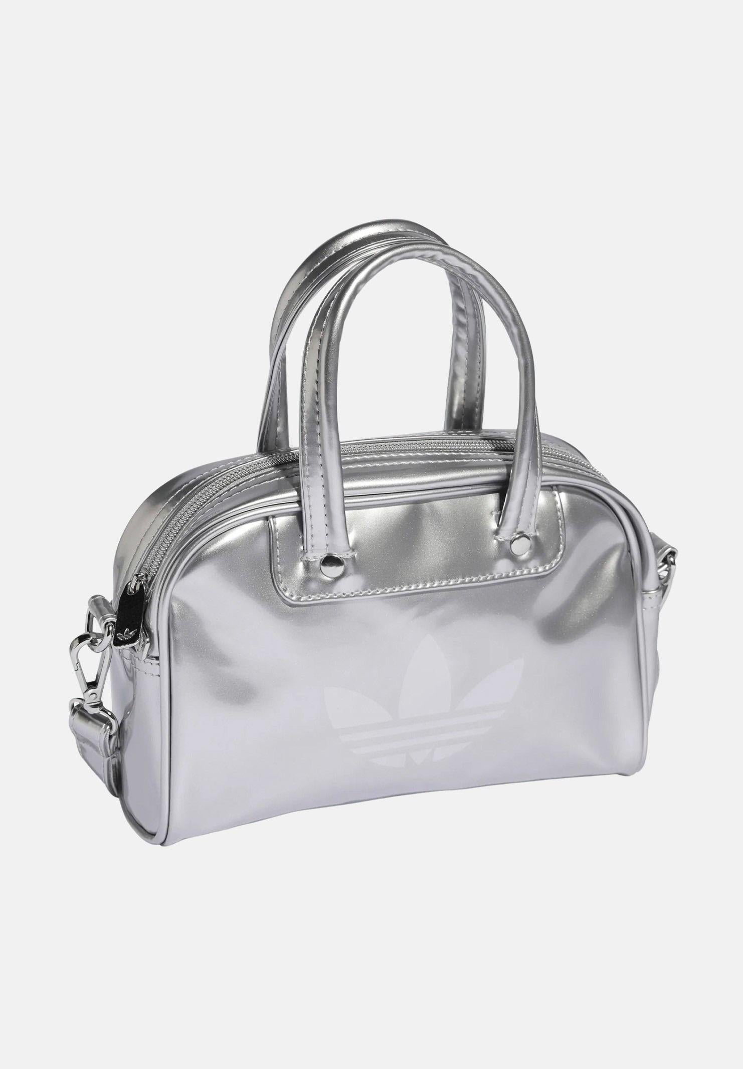 ADIDAS ORIGINALS Borsa a mano Adicolor Mini Bowling argento da donna KD7839 . ADIDAS ORIGINALS 