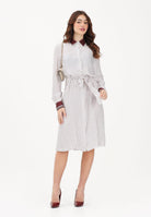 PINKO Abito midi ELICIA bianco da donna 106331A34R BBA PINKO 