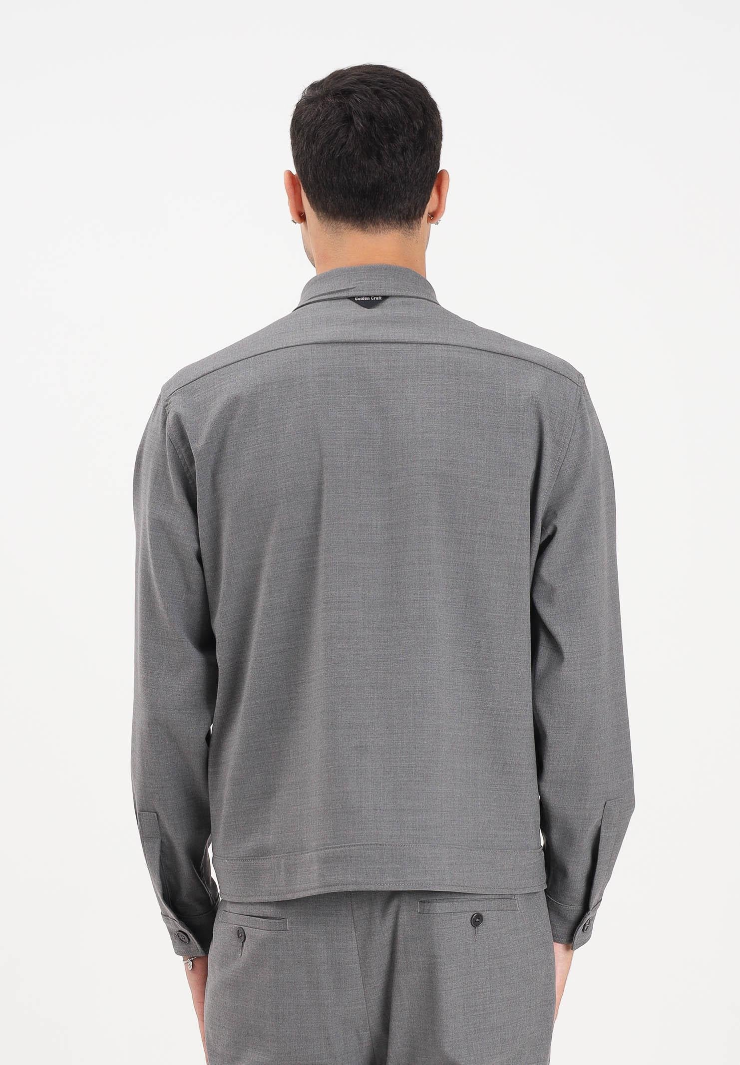 GOLDEN CRAFT Giacca con zip Carry grigia da uomo GC1JFW25266652 N013 GOLDEN CRAFT 