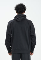 ADIDAS PERFORMANCE Felpa con cappuccio Essentials 3 Stripes nera da uomo<BR/> JE6297 . ADIDAS PERFORMANCE 