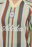 ADIDAS ORIGINALS T-shirt a manica corta SUMMER GLOW KNITTED OVERSIZED multicolore da donna KY3162 . ADIDAS ORIGINALS 