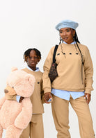 MARNI Felpa girocollo beige per donna, ragazzi e bambini con logo istituzionale M01612M00V0 0M715 MARNI 