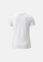 PUMA T-shirt a manica corta bianca da bambina con logo in strass 693852 02 PUMA 