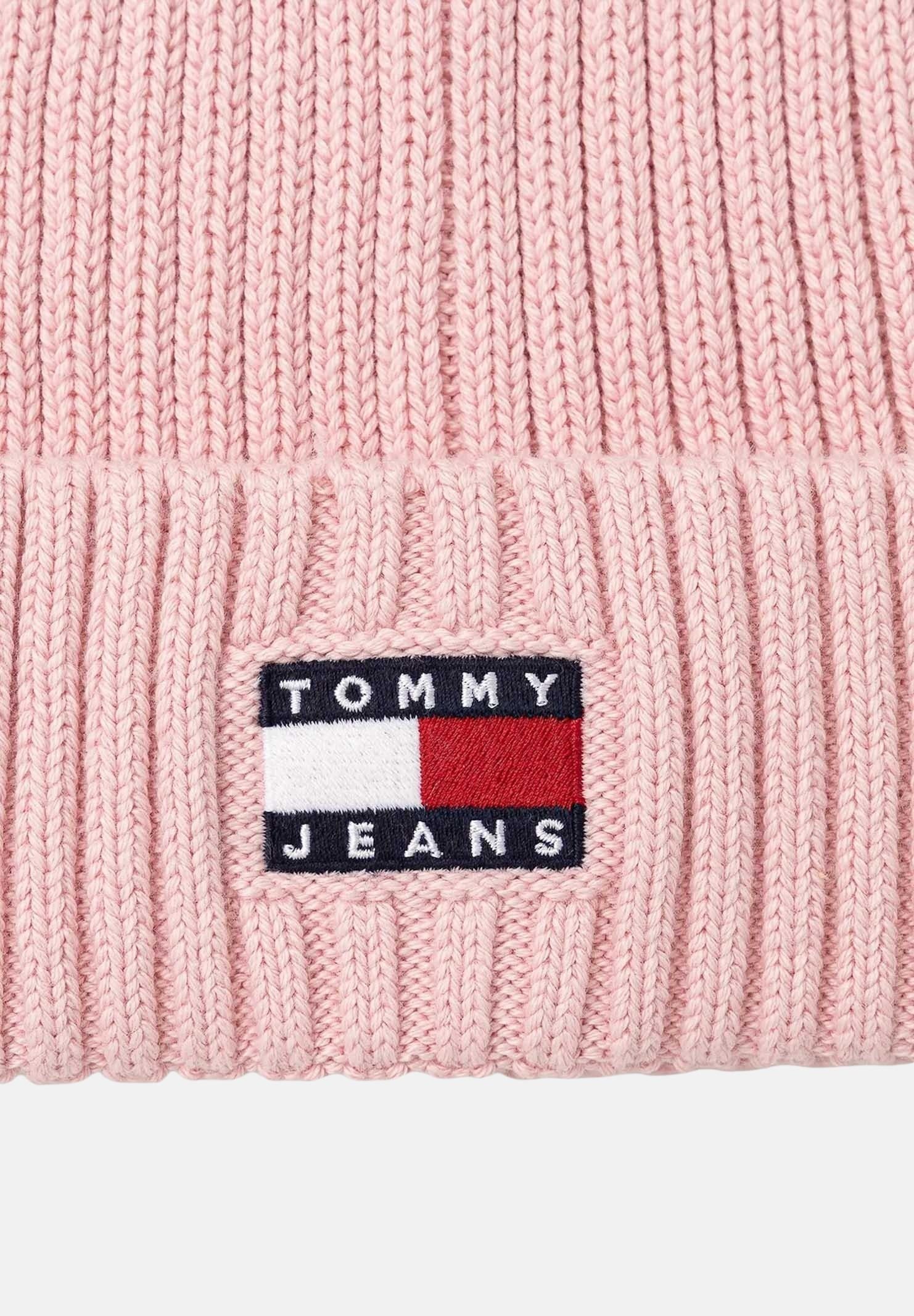 TOMMY JEANS Berretto rosa da donna con logo AW0AW17899 TIO TOMMY JEANS 