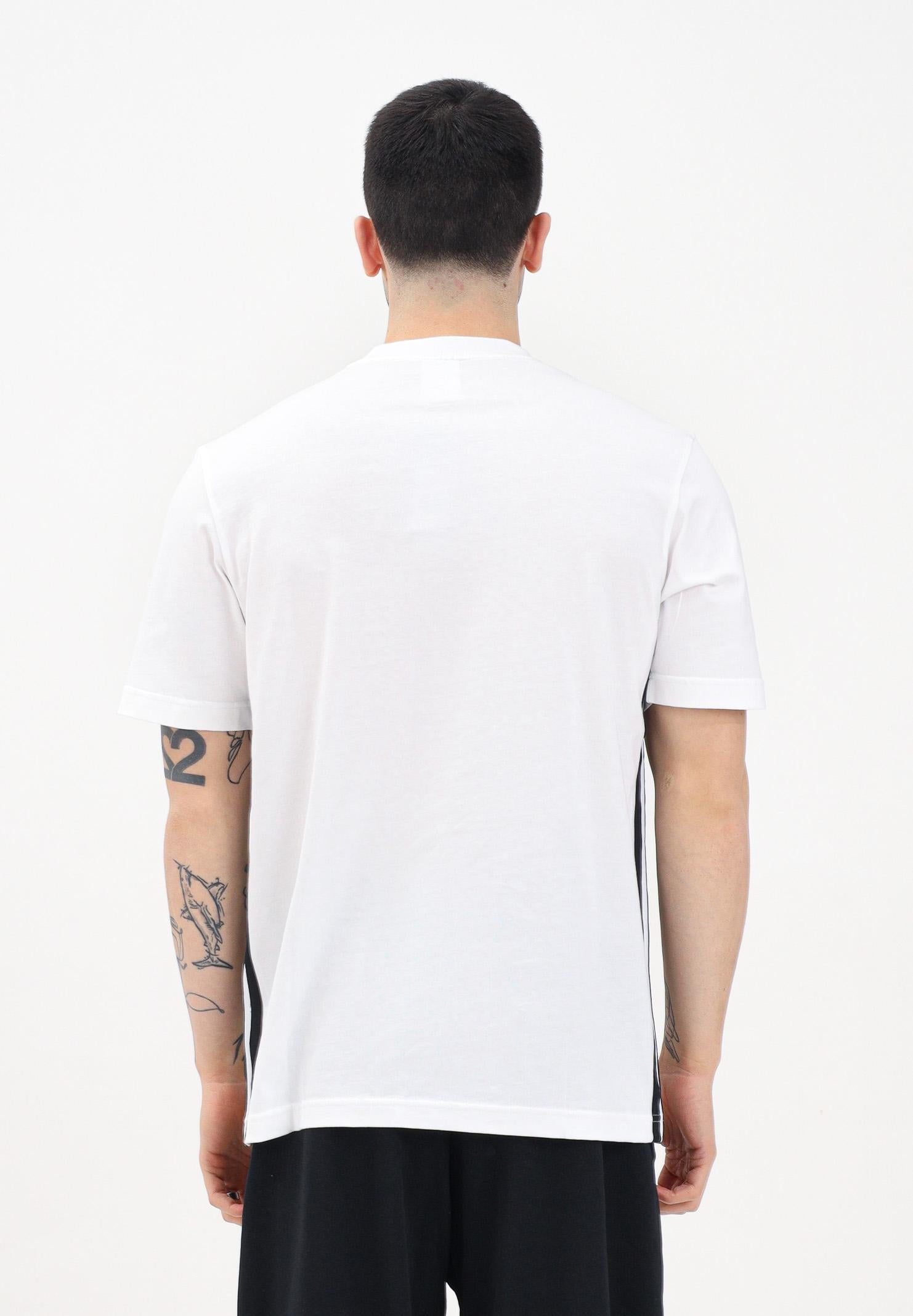 ADIDAS PERFORMANCE T-shirt a manica corta Essentials 3-Stripes Single Jersey bianca da uomo JE6388 . ADIDAS PERFORMANCE 