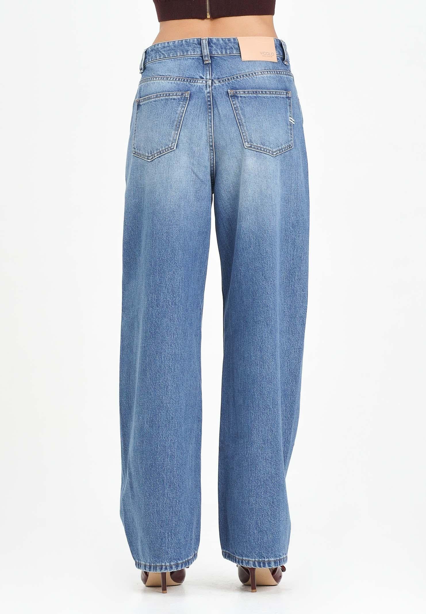 VICOLO Jeans Cornelia in denim chiaro da donna DF5024 VU VICOLO 