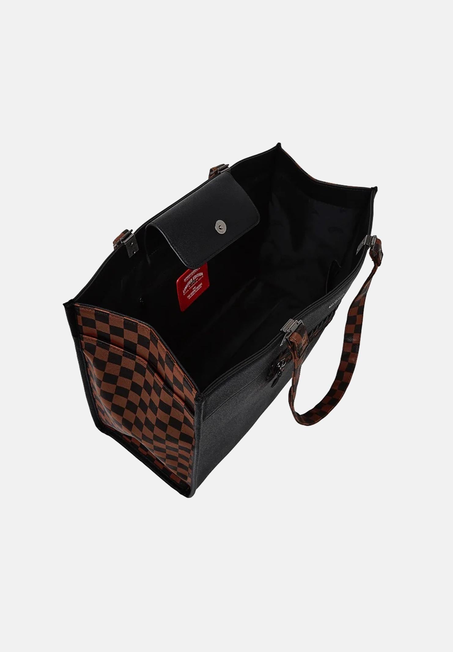 SPRAYGROUND Shopper Dose Of Check Deux Tortuga nera da donna 910T8020NSZ . SPRAYGROUND 