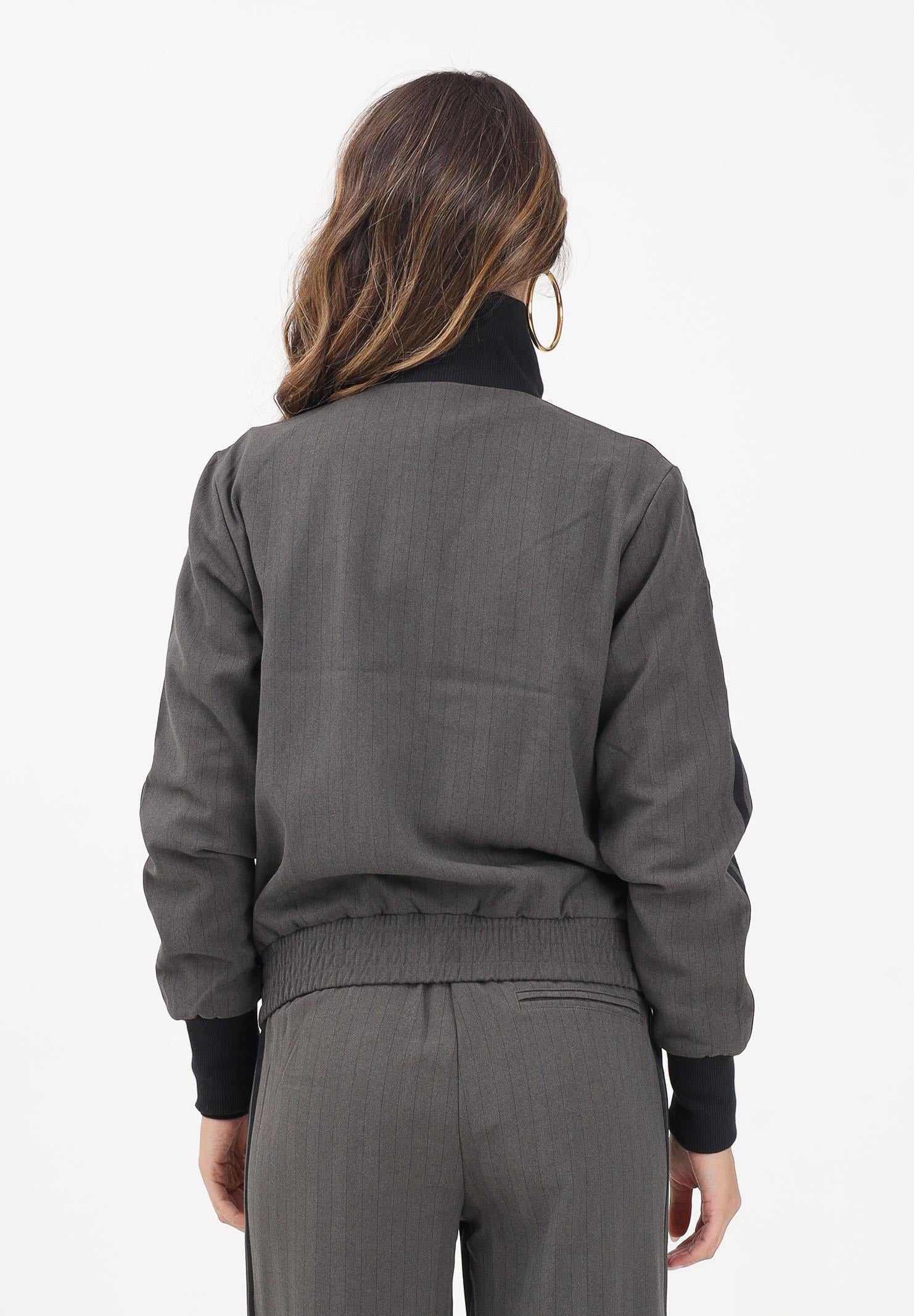 ADIDAS ORIGINALS Felpa con zip verde militare da donna JY3523  ADIDAS ORIGINALS 