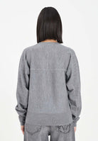 PINKO Maglioncino girocollo grigio da donna con logo Love Birds 105417A18M II2 PINKO 