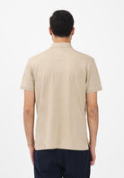 TOMMY HILFIGER Polo a manica corta beige da uomo con logo MW0MW39994 RBT TOMMY HILFIGER 