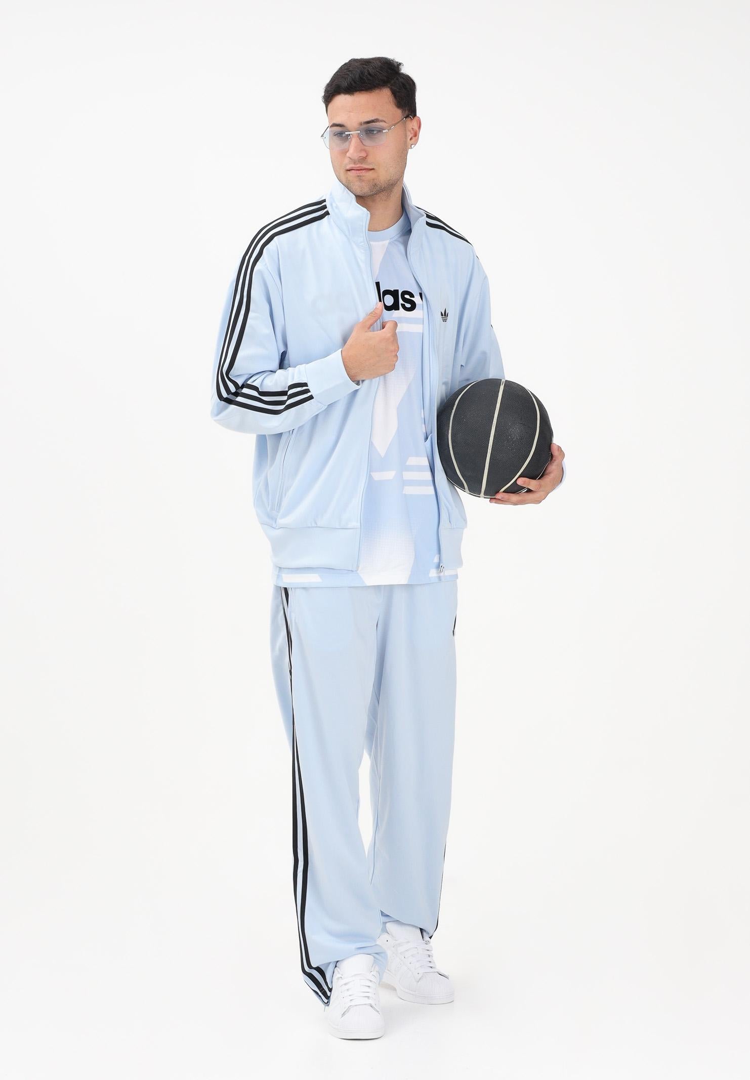 ADIDAS ORIGINALS Pantalone sportivo FIREBIRD celeste da uomo KC8010 . ADIDAS ORIGINALS 