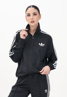 ADIDAS ORIGINALS Felpa con zip Adicolor Classic Firebird Loose nera da donna JC8251 . ADIDAS ORIGINALS 