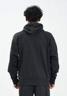ADIDAS PERFORMANCE Felpa con cappuccio Essentials 3 Stripes nera da uomo<BR/> JE6297 . ADIDAS PERFORMANCE 