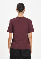 MARNI T-shirt a manica corta bordeaux per donna, ragazzi e bambini con stampa logo M01601M00RF 0M434 MARNI 