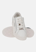 PINKO Sneakers bianche da donna con dettagli specchiati neri SS0131P001ZX9 ZX9 PINKO 