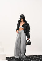 ADIDAS ORIGINALS Pantalone sportivo 3-Stripes Spacer grigio da donna JV7497  ADIDAS ORIGINALS 