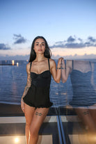 SANTAS Shorts elegante CHUPA CHUPS nero da donna PV25012 NERO SANTAS 