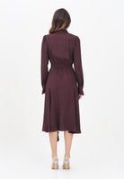 ELISABETTA FRANCHI Abito midi bordeaux da donna ABT0356E2 EA4 ELISABETTA FRANCHI 