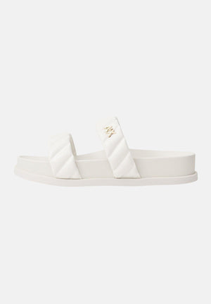 ARMANI EXCHANGE Ciabatte bianco panna da donna con logo XW002574AF22799 U0011 ARMANI EXCHANGE 
