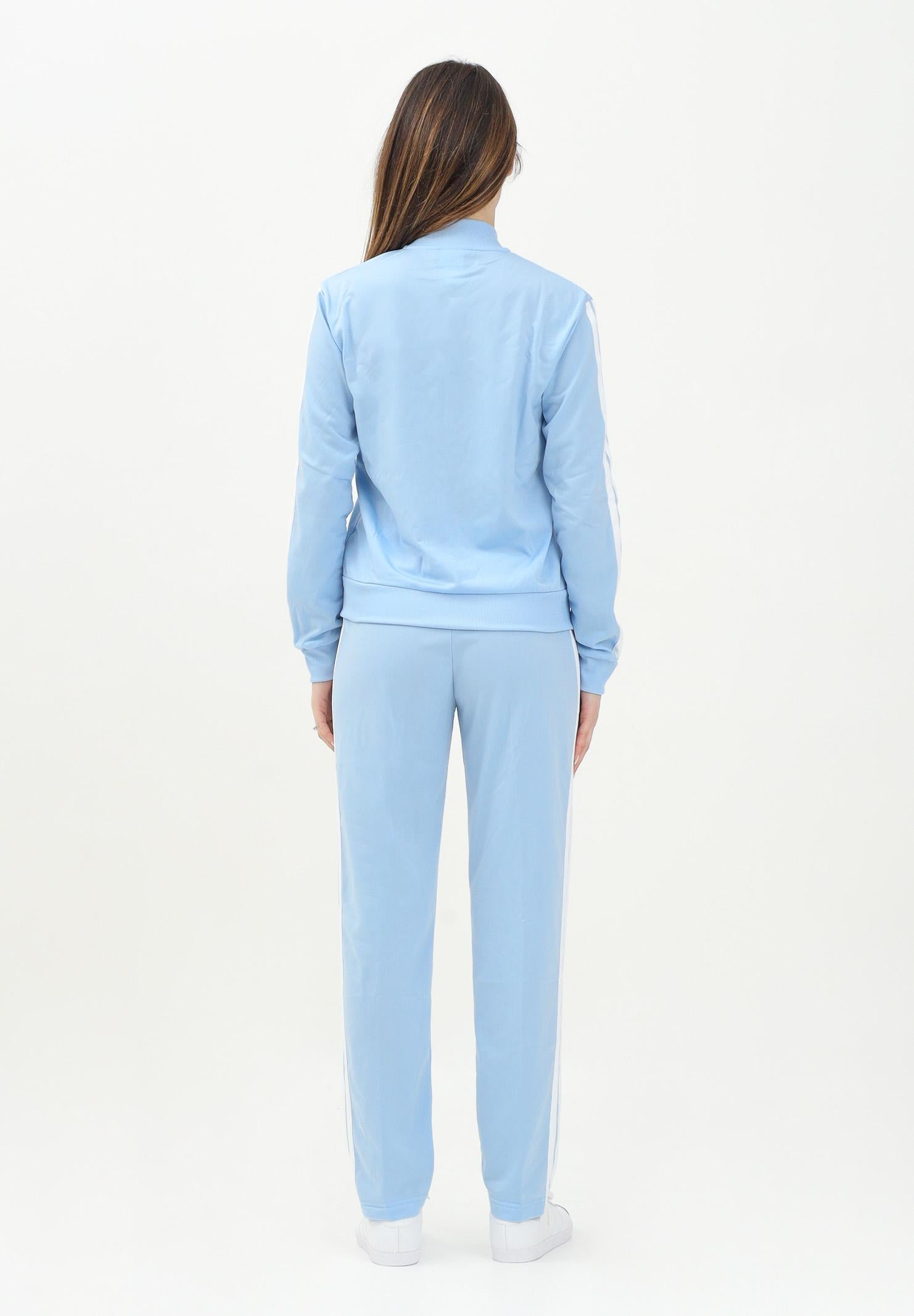 ADIDAS PERFORMANCE Tuta sportiva Essentials 3-Stripes azzurra da donna JF3382 . ADIDAS PERFORMANCE 