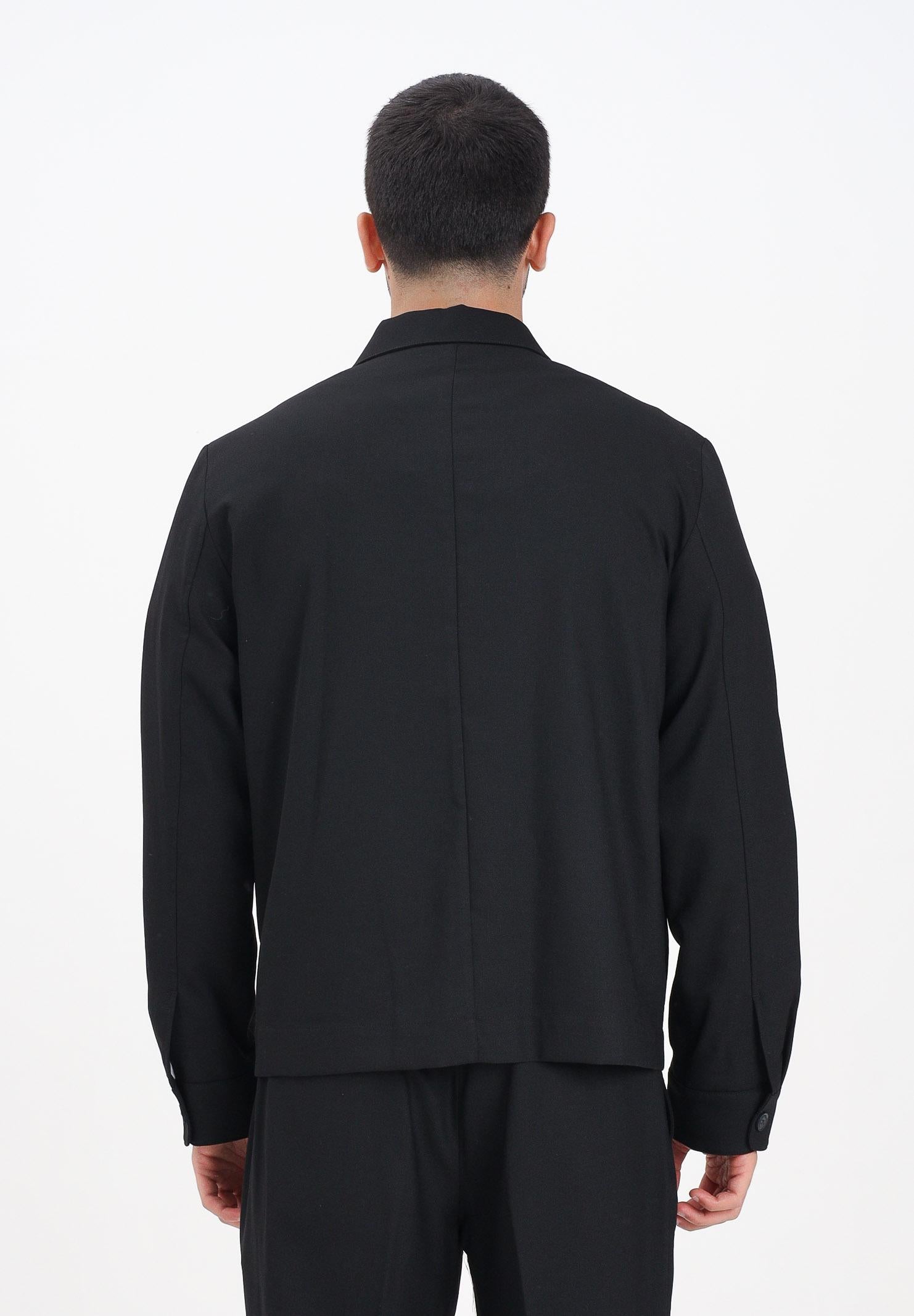 SELECTED HOMME Camicia a manica lunga nera da uomo 16095796 Black SELECTED HOMME 