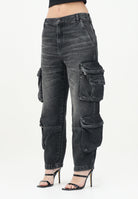 DIESEL Jeans cargo Dfish-Cargo-S-J in denim nero J02155KXBNE K02 DIESEL 