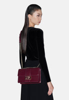 ARMANI EXCHANGE Borsa a tracolla bordeaux da donna con logo XW000070AF12039 UA343 ARMANI EXCHANGE 