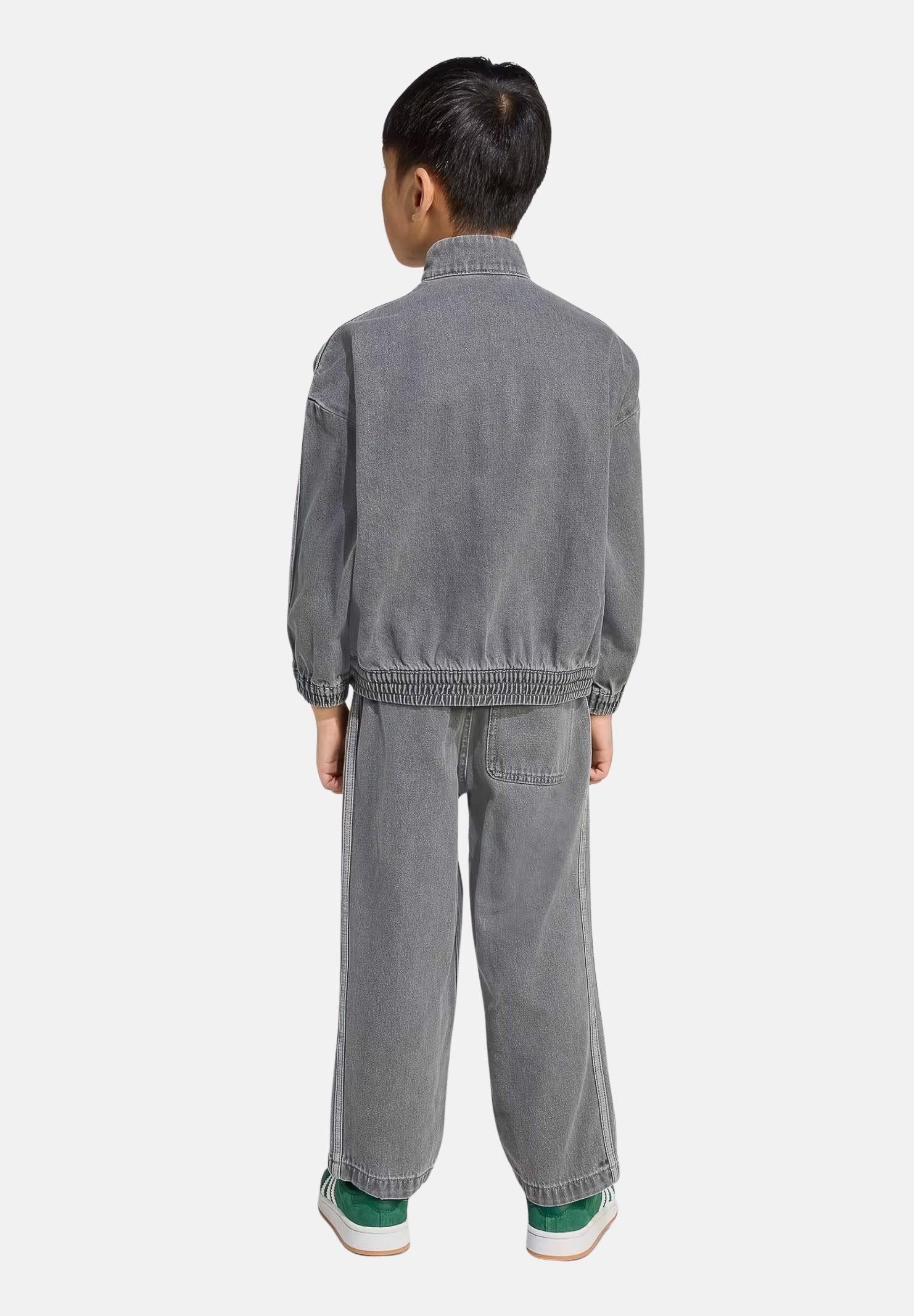 ADIDAS ORIGINALS Completo Denim Crew grigio per bambino e bambina JY3546  ADIDAS ORIGINALS 