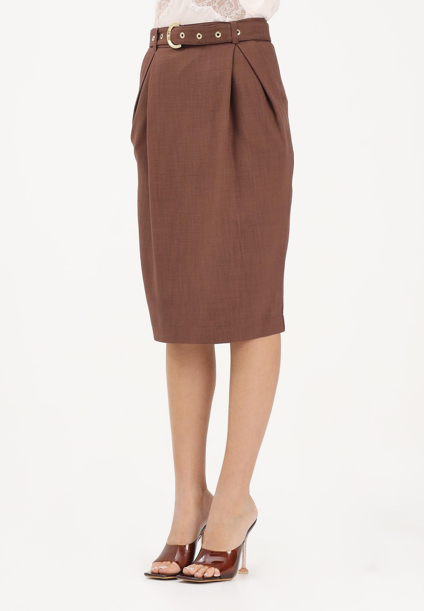 PINKO Gonna midi EDWENA marrone da donna 106449A2W6 L78 PINKO 