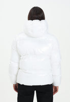 DSQUARED2 Piumino bianco per donna, ragazzi e bambini con logo Maple Leaf DQ3042D0ADY DQ100 DSQUARED2 