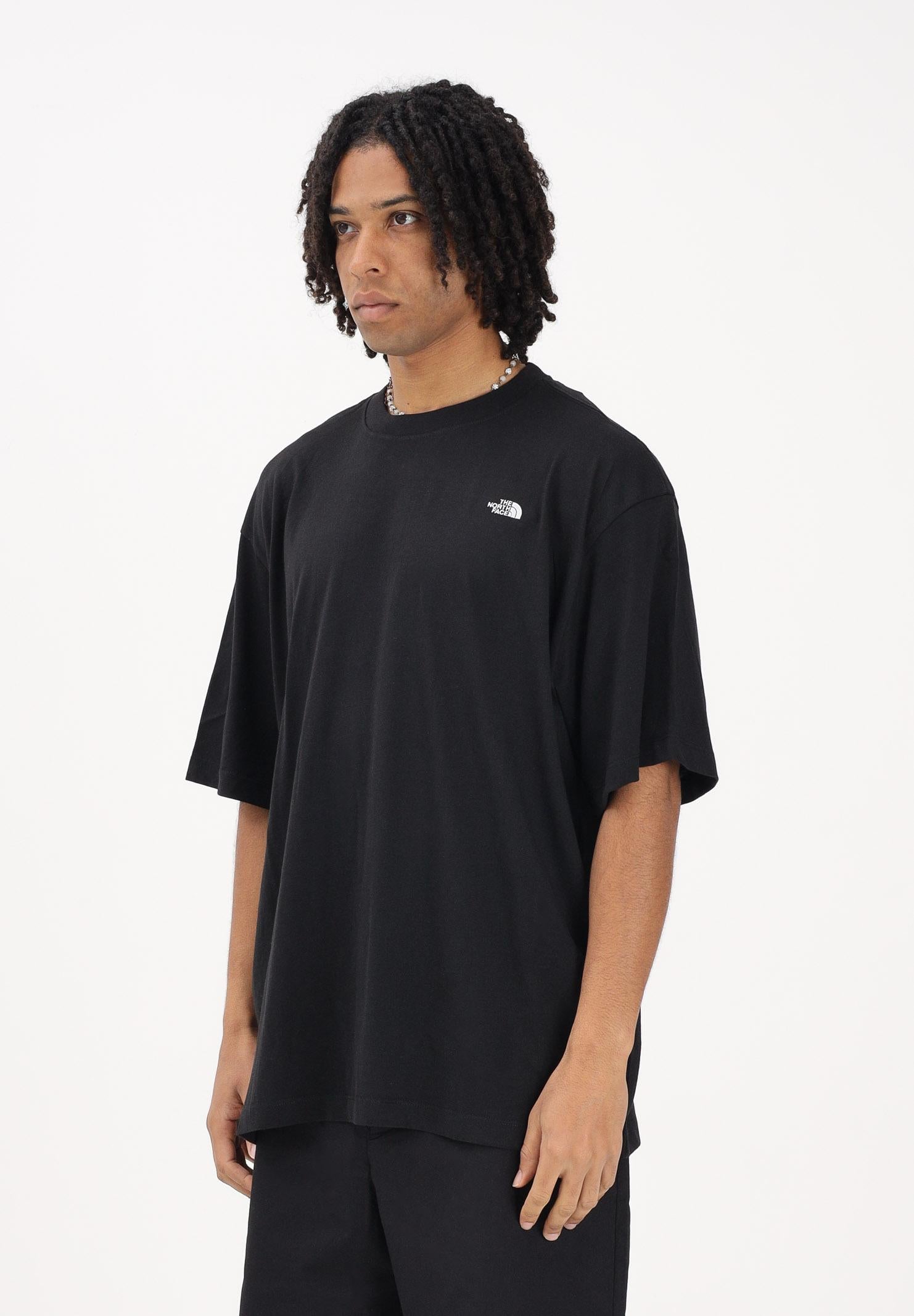 THE NORTH FACE T-shirt a manica corta Essential Simple Dome nera da uomo NF0A8EVWJK31 . THE NORTH FACE 