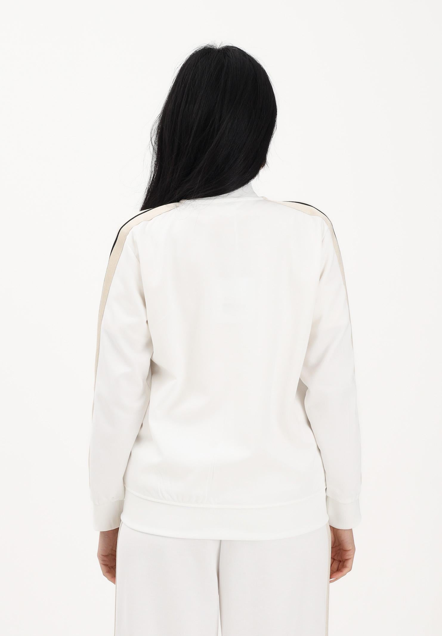 PALM ANGELS Felpa con zip bianca per donna, ragazze e bambine con logo PGBD002S26FAB001 002 PALM ANGELS 