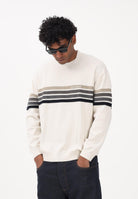 ARMANI EXCHANGE Maglioncino girocollo panna da uomo con bande a contrasto XM002424AF11960 M1302 ARMANI EXCHANGE 