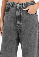 MAISON MARGIELA Jeans per donna, ragazzi e bambini in denim nero con leggere sfumature M60844MM06D M602 MAISON MARGIELA 