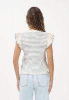 JDY Top in maglia panna da donna con motivo a righe 15360345 CLDAWPO JDY 
