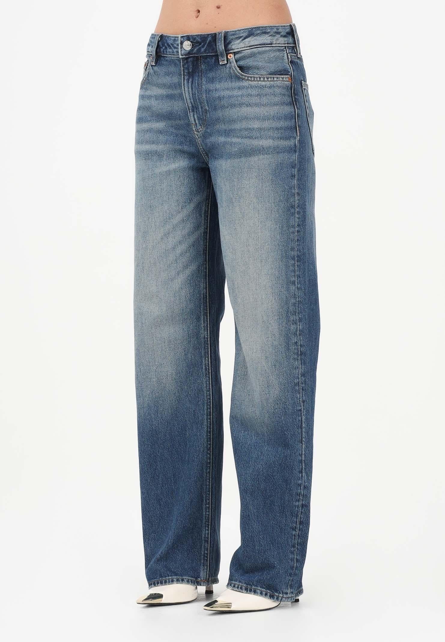CALVIN KLEIN JEANS Jeans 90's in denim medio da donna LV047E704G3NL . CALVIN KLEIN JEANS 