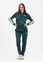 ADIDAS PERFORMANCE Tuta Essentials 3-Stripes verde da donna JX0505  ADIDAS PERFORMANCE 