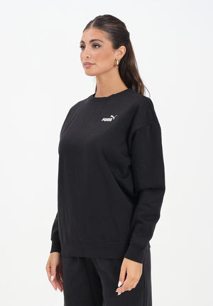 PUMA Felpa girocollo ESS N. 1 nera da donna 633268 01 PUMA 