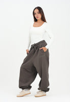ADIDAS ORIGINALS Pantalone sportivo Essentials Linear Jogger Oversized marrone da donna JW0988  ADIDAS ORIGINALS 