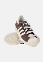 ADIDAS ORIGINALS Sneakers SUPERSTAR II marroni e bianche per uomo e donna KI1457 . ADIDAS ORIGINALS 