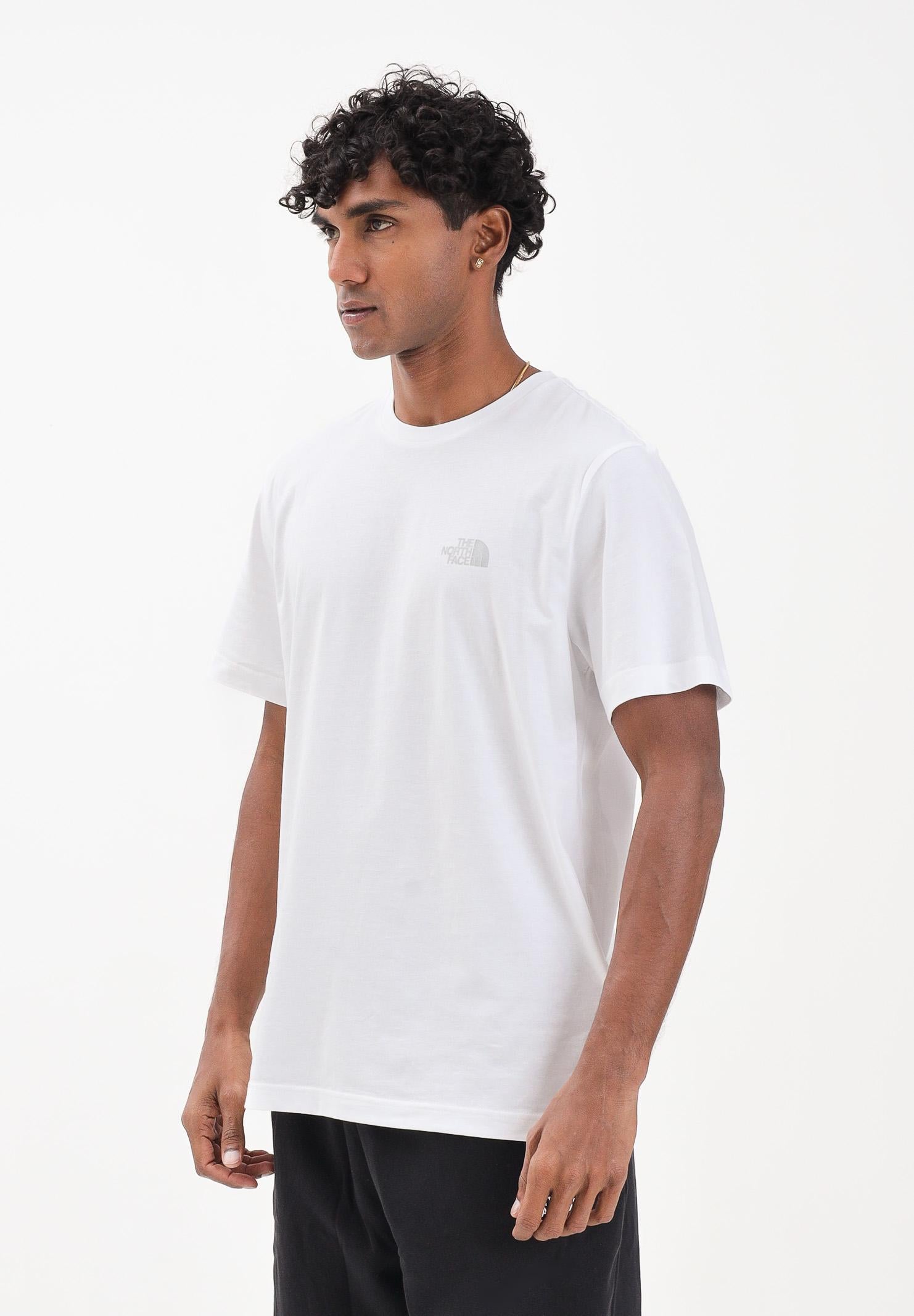 THE NORTH FACE T-shirt a manica corta NSE bianca da uomo NF0A8C4VU2H1  THE NORTH FACE 