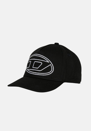 Cappello con visiera Frendil nero per uomo e donna J02132KXA77 K900 DIESEL 