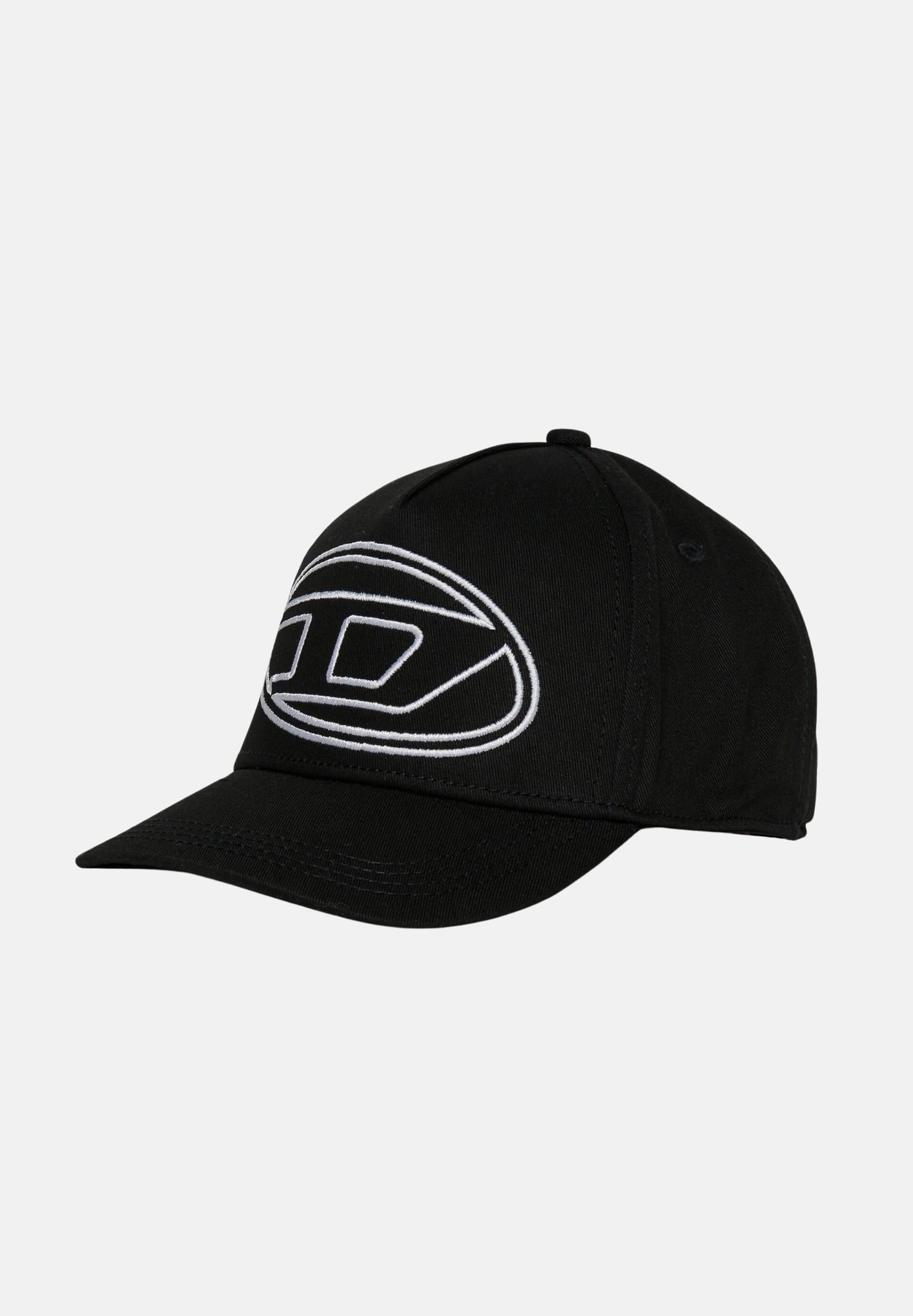 Cappello con visiera Frendil nero per uomo e donna J02132KXA77 K900 DIESEL 