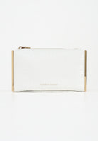 ELISABETTA FRANCHI Pochette avorio da donna con stampa cocco BS51A56E2 360 ELISABETTA FRANCHI 