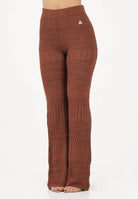 AKEP Pantalone marrone da donna in maglia lavorata PTKD13211 V2 AKEP 