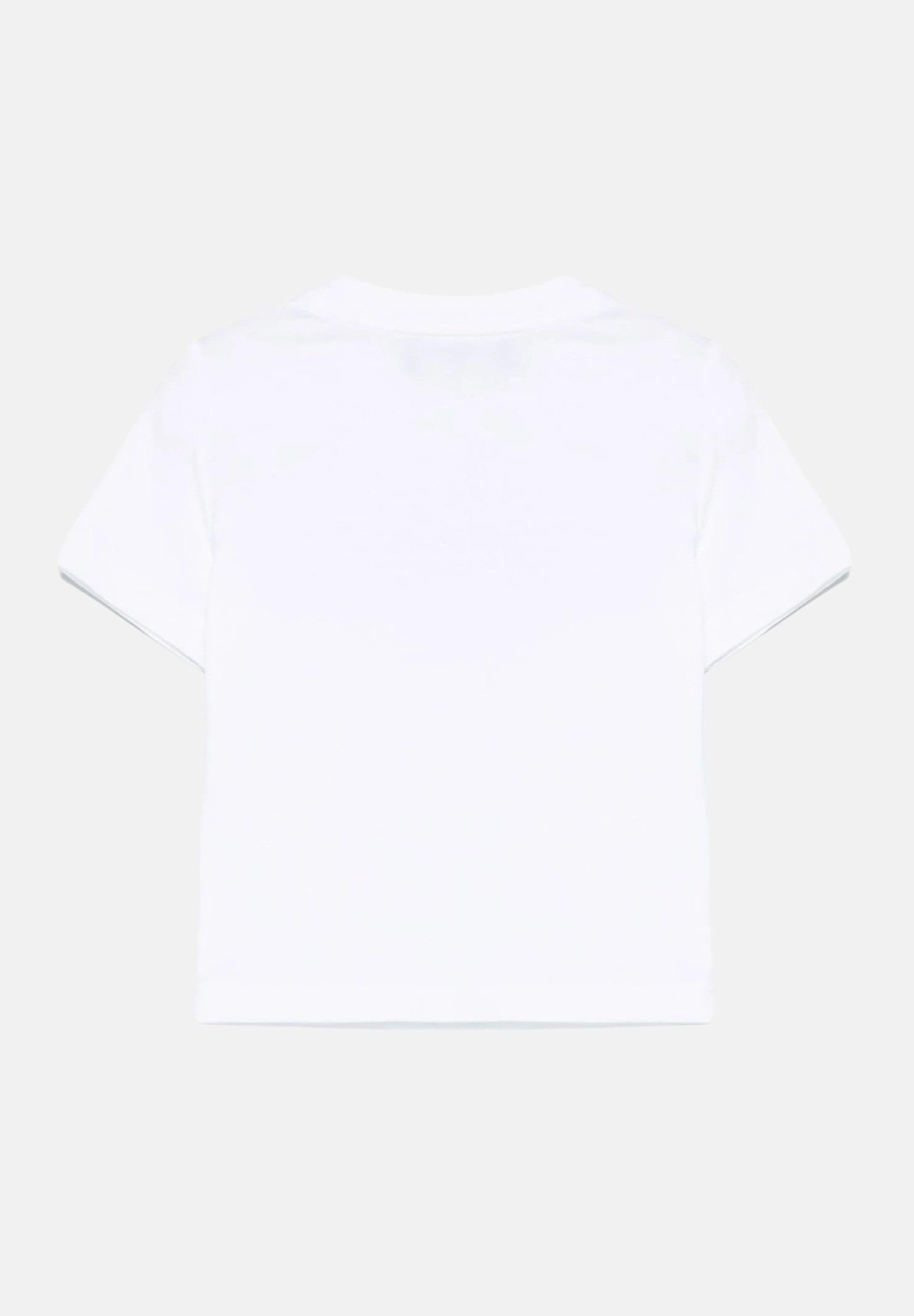 DSQUARED2 T-shirt a manica corta bianca da neonato con stampa D2 DQ2854D004G DQ100 DSQUARED2 