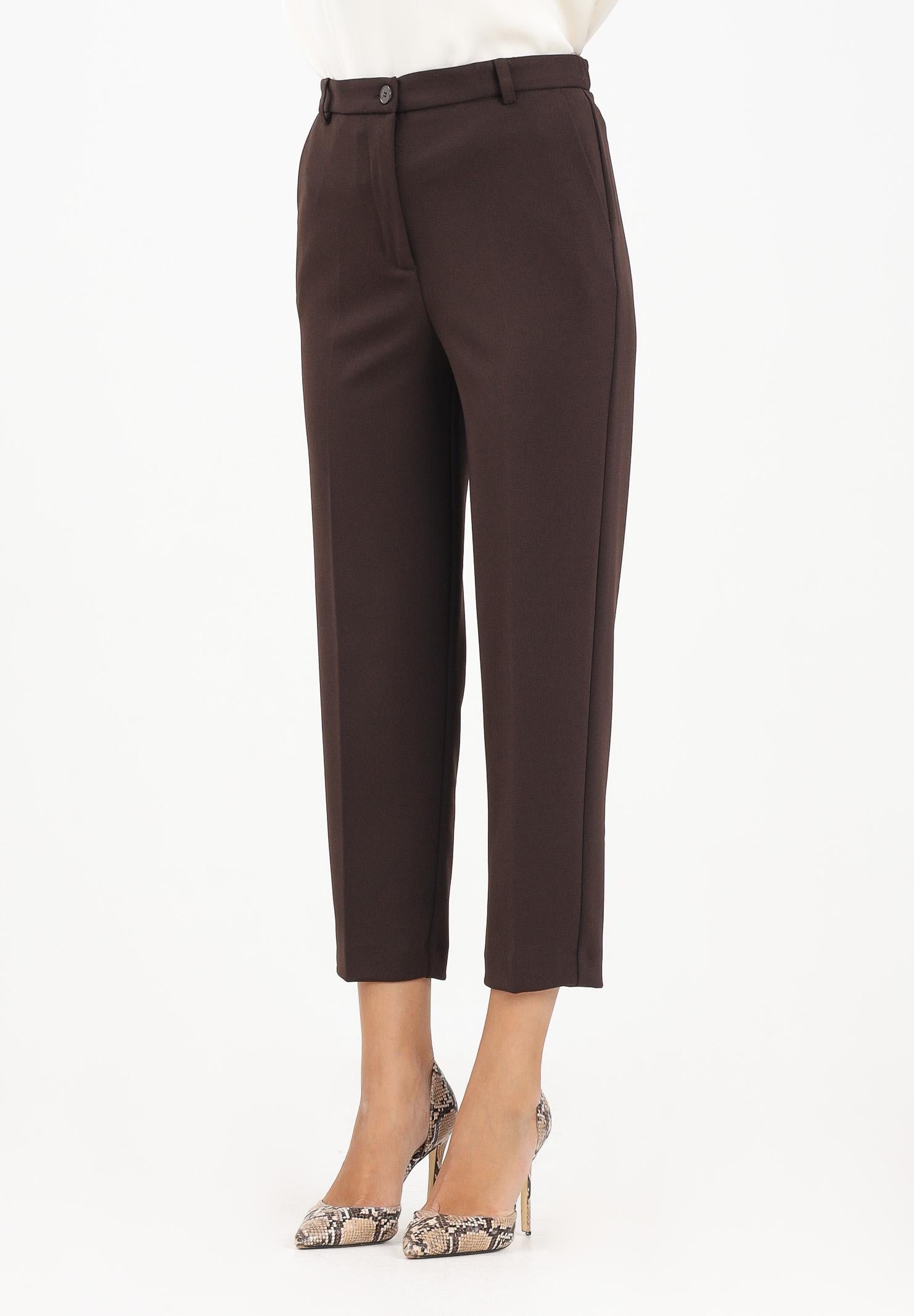 VICOLO Pantalone elegante marrone da donna TF0425 MA VICOLO 